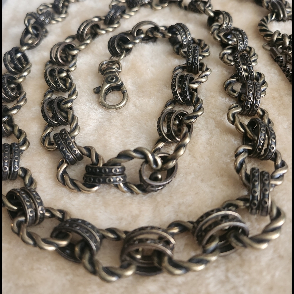 VTG Chunky Chainlink Belt - Picture 2 of 16